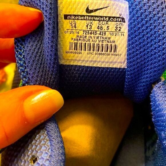 NEW NIKE ALPHA PRO/NIKE SKIN 2-3/4 CLEATS 14 - Picture 12 of 12